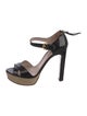 Miu Miu Patent Leather Sandals