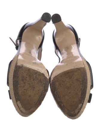 Miu Miu Patent Leather Sandals