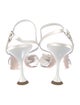 Miu Miu Satin Crystal Embellishments Sandals