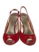 Miu Miu Patent Leather Slingback Pumps