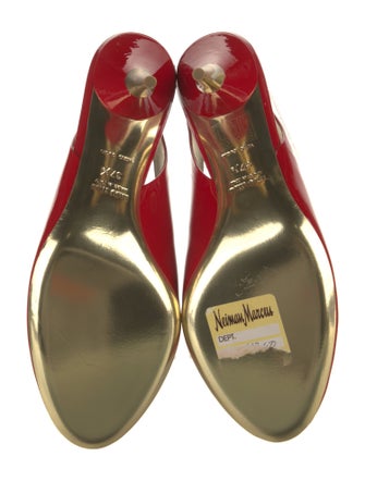 Miu Miu Patent Leather Slingback Pumps