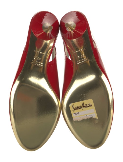 Miu Miu Patent Leather Slingback Pumps