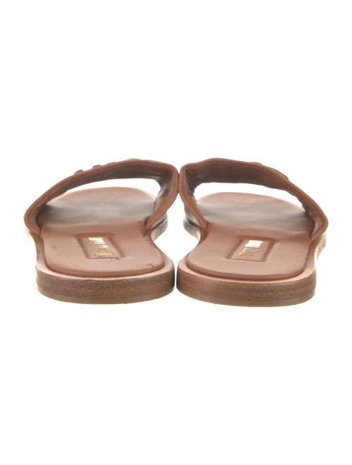 Miu Miu Straw Printed Slides