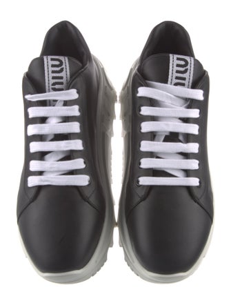 Miu Miu Leather Sneakers
