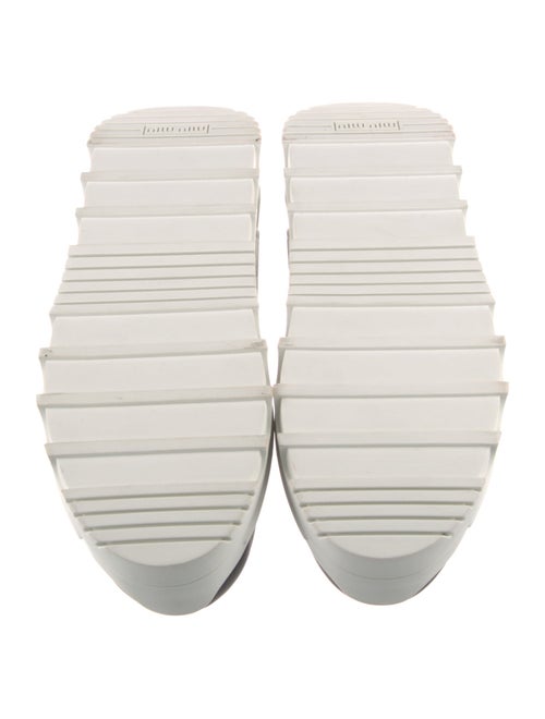 Miu Miu Leather Sneakers
