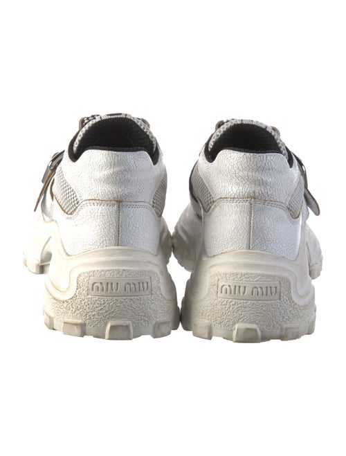 Miu Miu Leather Chunky Sneakers