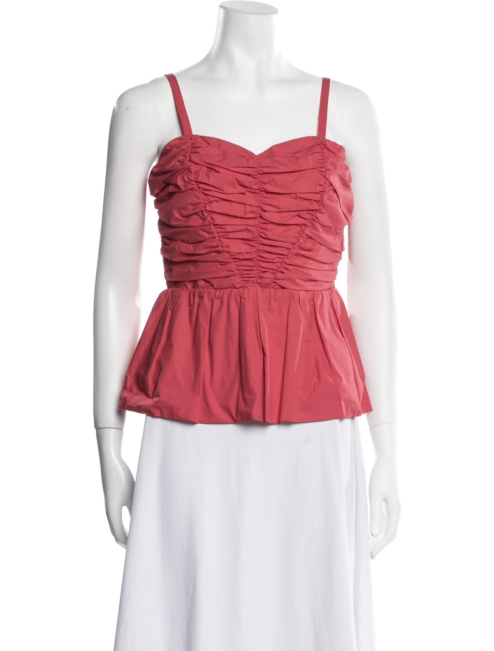 Miu Miu 2011 Square Neckline Crop Top