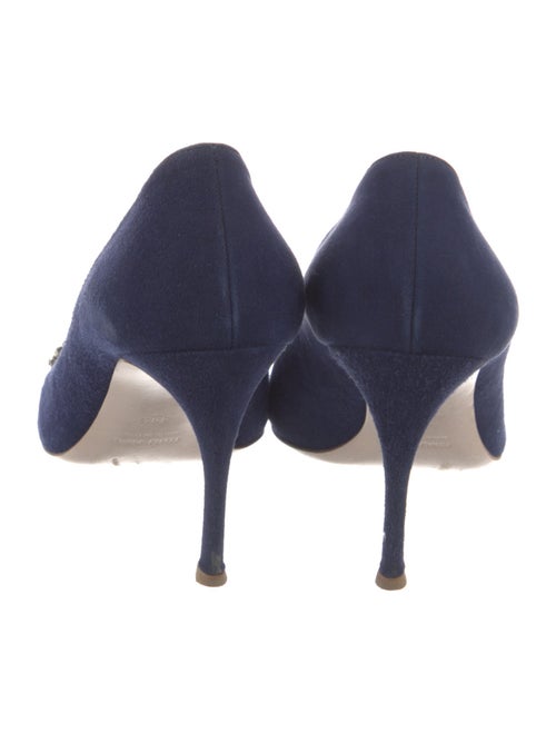 Miu Miu Suede Bow Accents Pumps