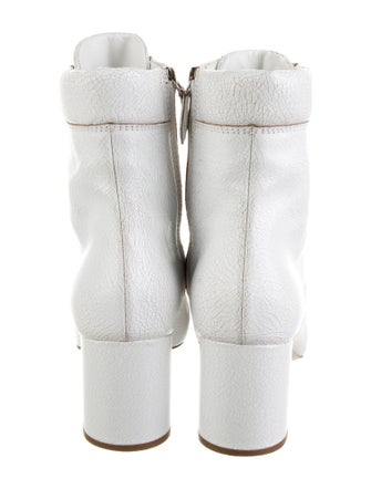 Miu Miu Leather Combat Boots