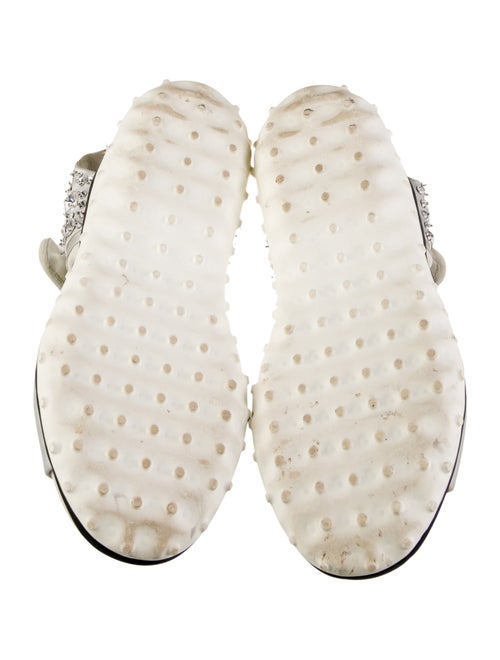 Miu Miu Satin Crystal Embellishments Sandals