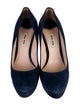 Miu Miu Suede Glitter Accents Pumps