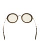 Miu Miu Round Mirrored Sunglasses