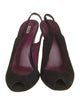 Miu Miu Suede Slingback Sandals