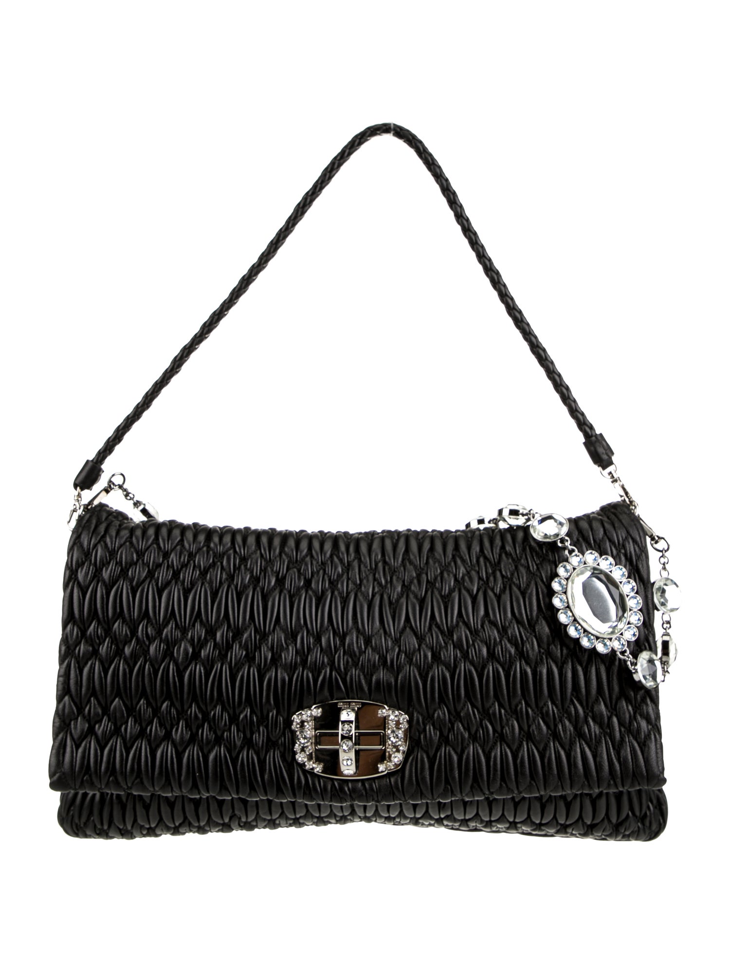 Miu Miu Lambskin Shoulder Bag