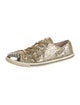 Miu Miu Glitter Printed Sneakers