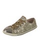 Miu Miu Glitter Printed Sneakers