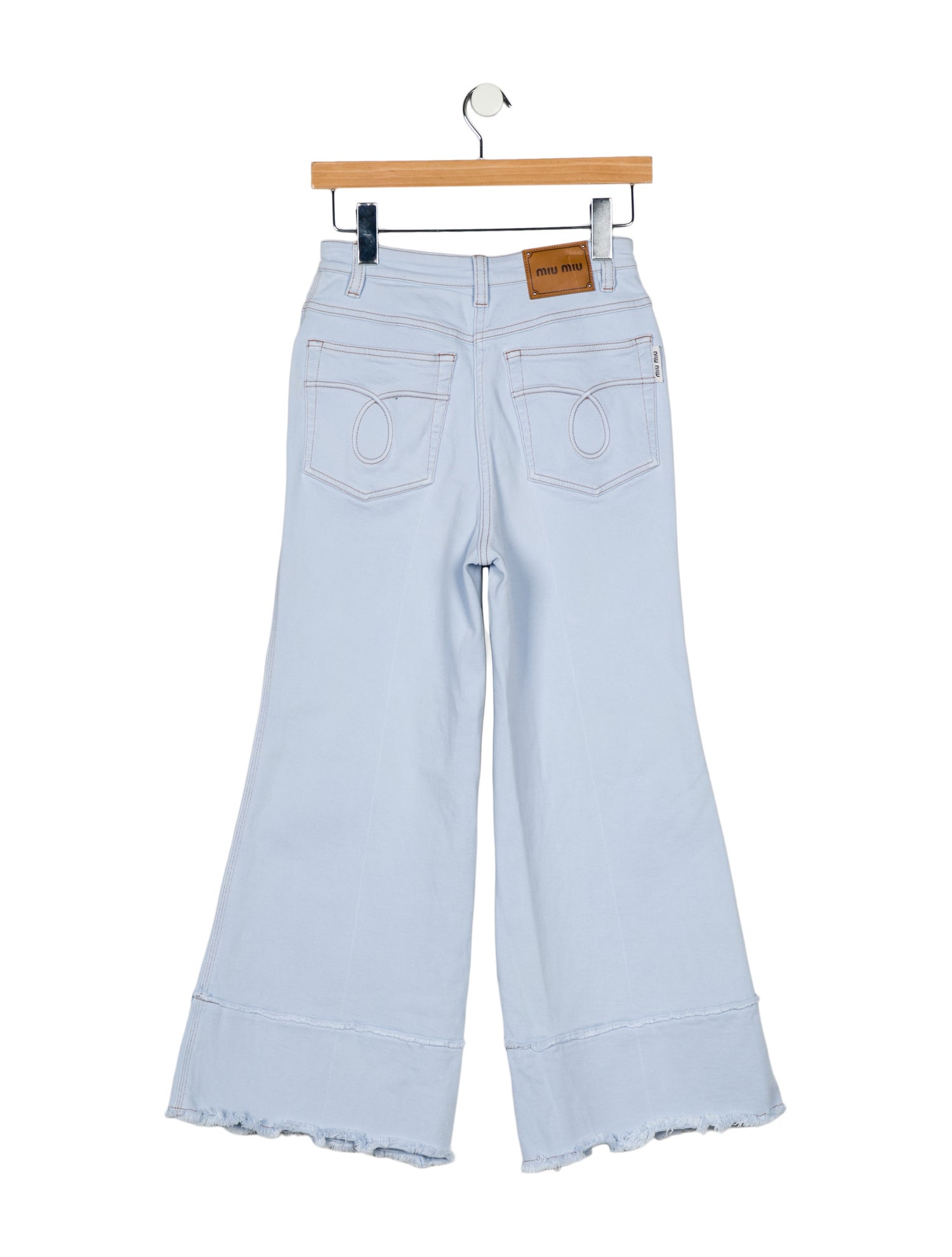 Miu Miu 2017 Wide Leg Jeans