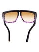 Miu Miu Square Gradient Sunglasses