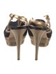 Miu Miu Satin Slingback Sandals