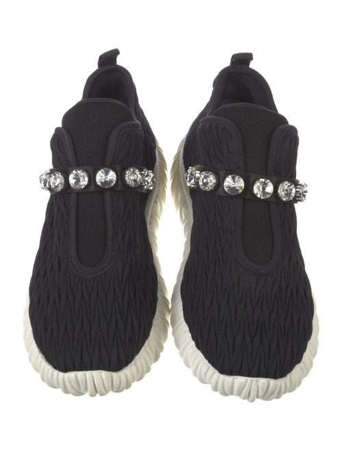 Miu Miu Crystal Embellishments Sneakers
