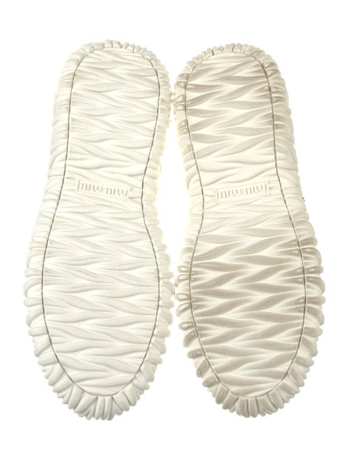 Miu Miu Crystal Embellishments Sneakers