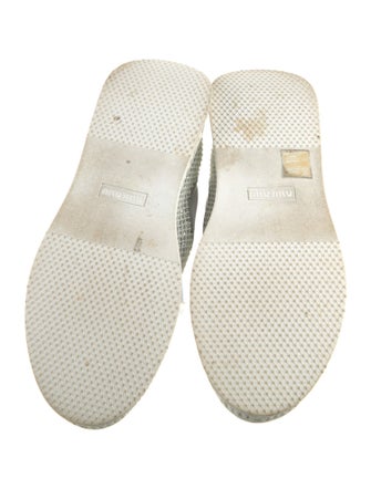 Miu Miu Glitter Crystal Embellishments Sneakers