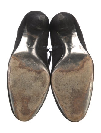 Miu Miu Suede Tassel Accents Pumps