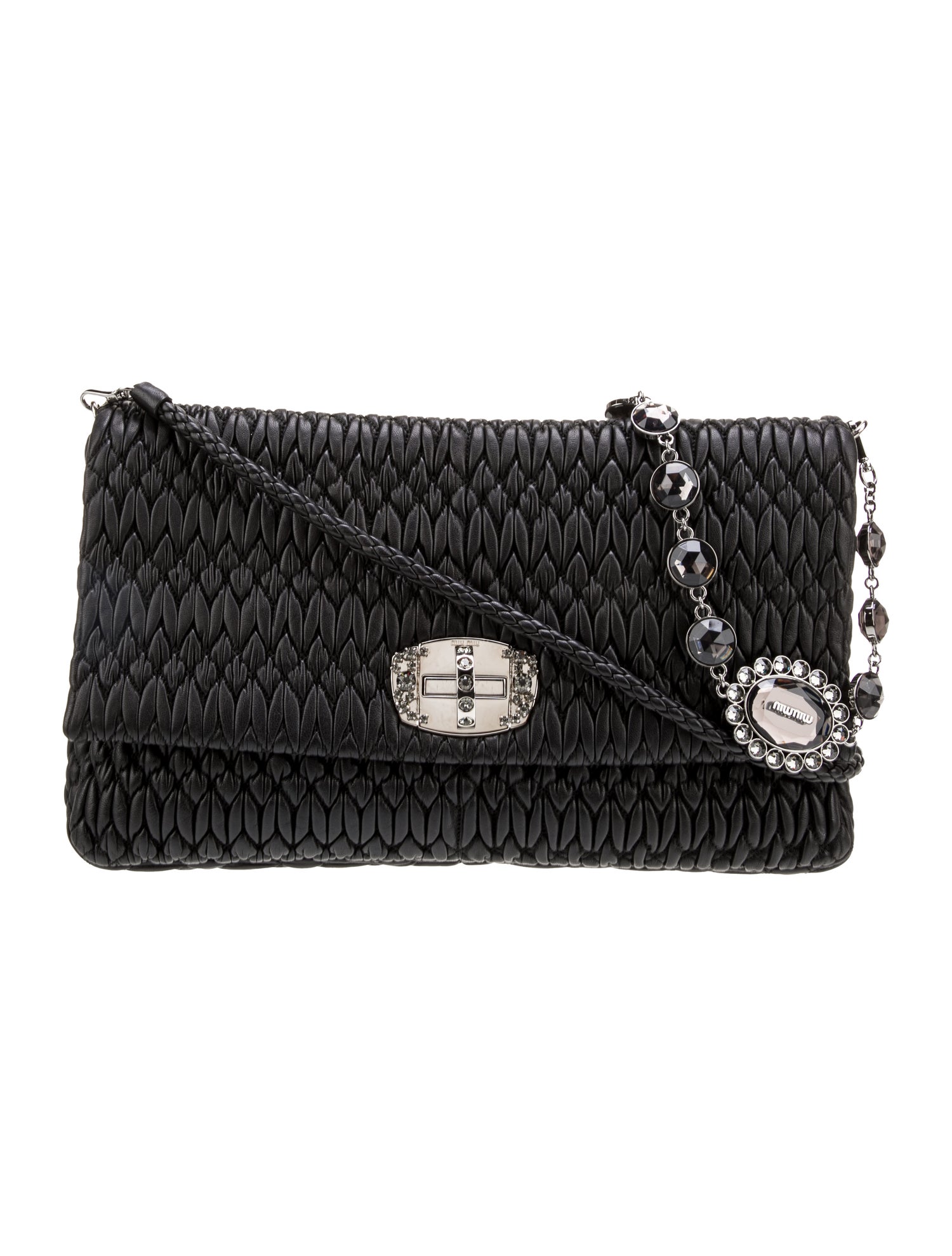 Miu Miu Lambskin Shoulder Bag