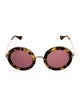 Miu Miu Oversize Mirrored Sunglasses