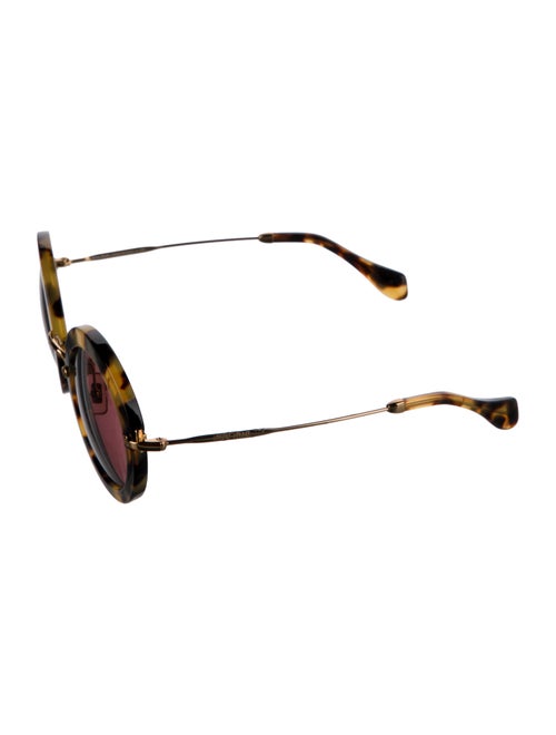 Miu Miu Oversize Mirrored Sunglasses