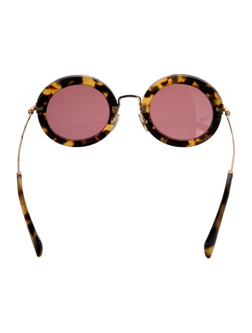 Miu Miu Oversize Mirrored Sunglasses