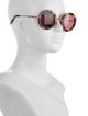 Miu Miu Oversize Mirrored Sunglasses
