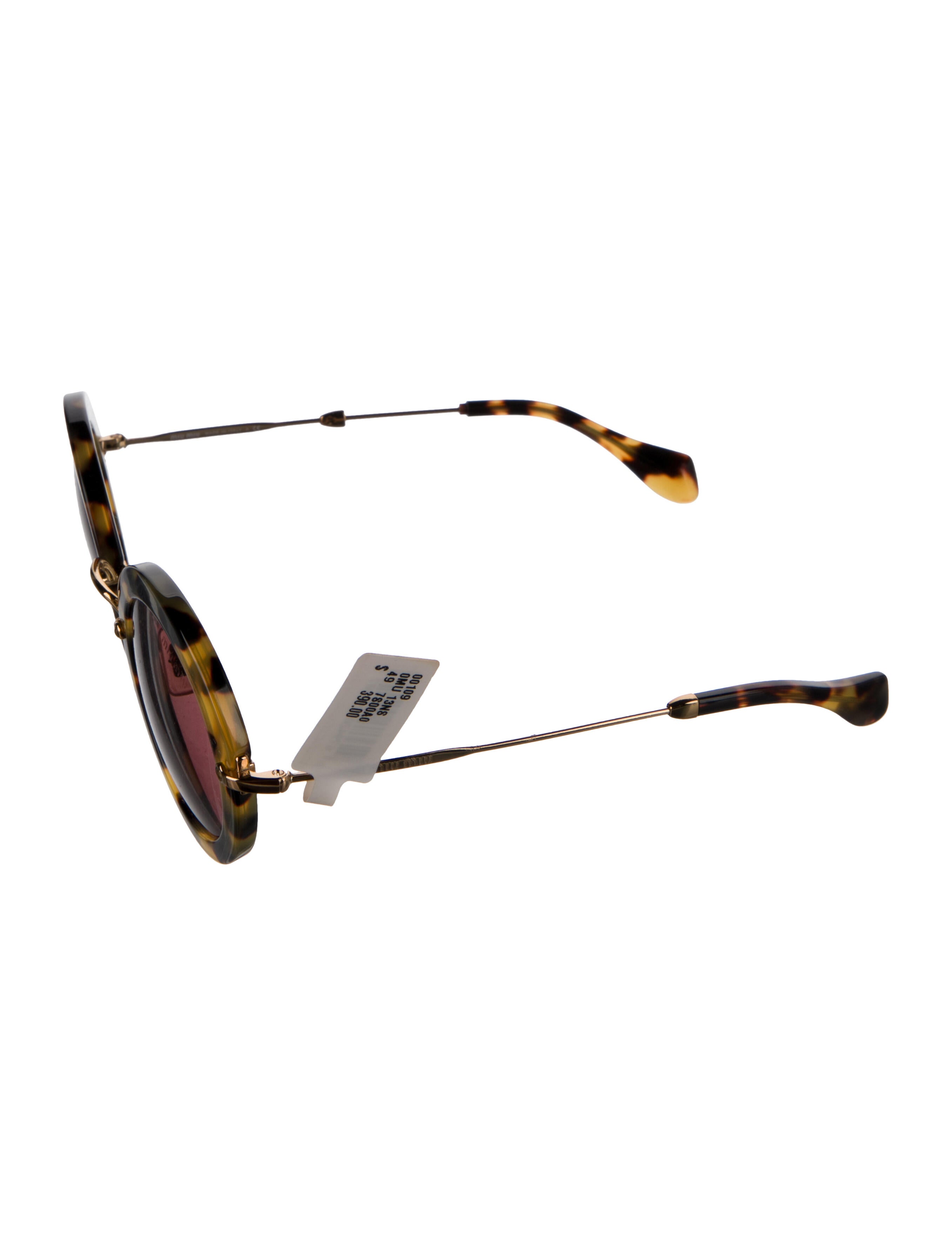 Miu Miu Oversize Tinted Sunglasses