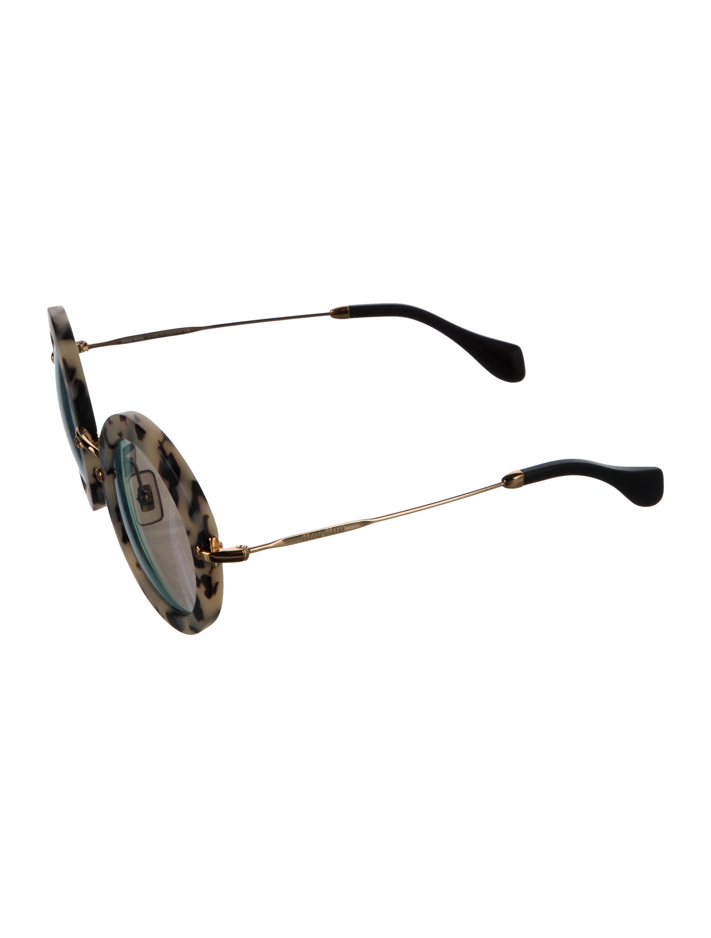 Miu Miu Oversize Mirrored Sunglasses