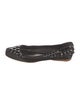 Miu Miu Satin Studded Accents Ballet Flats