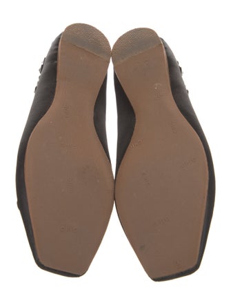 Miu Miu Satin Studded Accents Ballet Flats