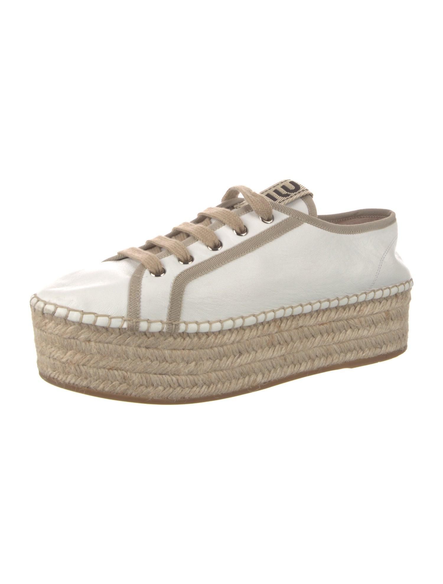 Stella McCartney Leather Glitter Accents Sneakers w/ Tags