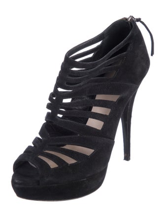 Miu Miu Suede Gladiator Sandals