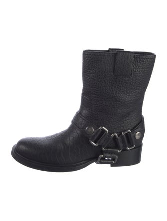 Miu Miu Leather Moto Boots