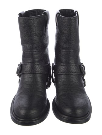 Miu Miu Leather Moto Boots