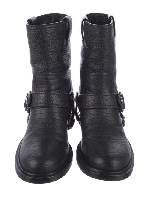 Miu Miu Leather Moto Boots