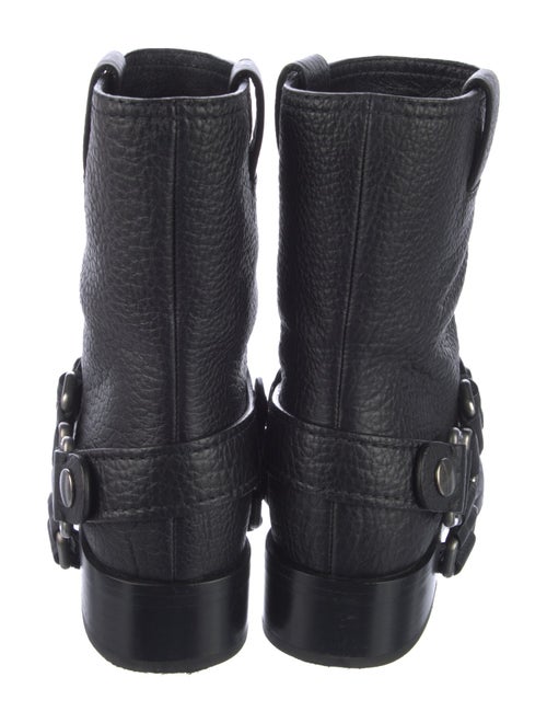 Miu Miu Leather Moto Boots