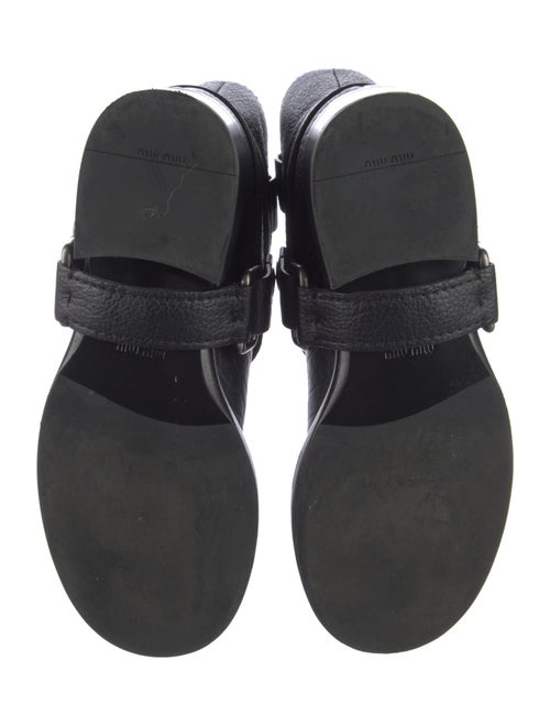 Miu Miu Leather Moto Boots