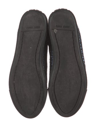 Miu Miu Glitter Printed Sneakers