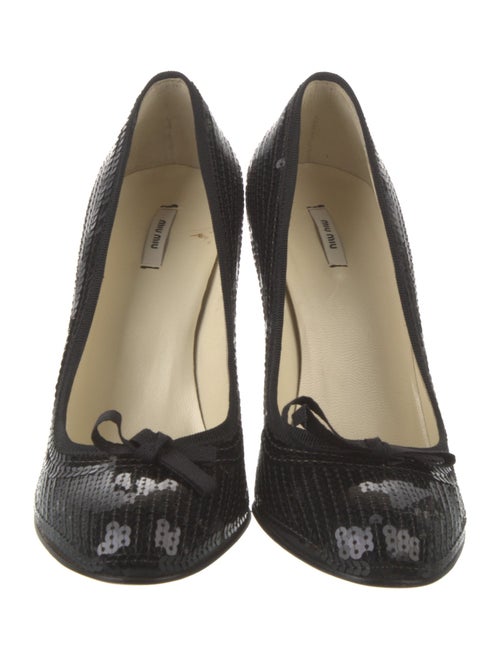 Miu Miu Sequins Printed Pumps