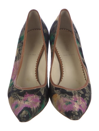 Miu Miu Floral Print Pumps