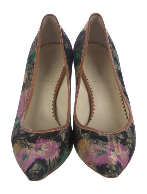 Miu Miu Floral Print Pumps