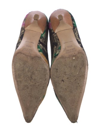 Miu Miu Floral Print Pumps