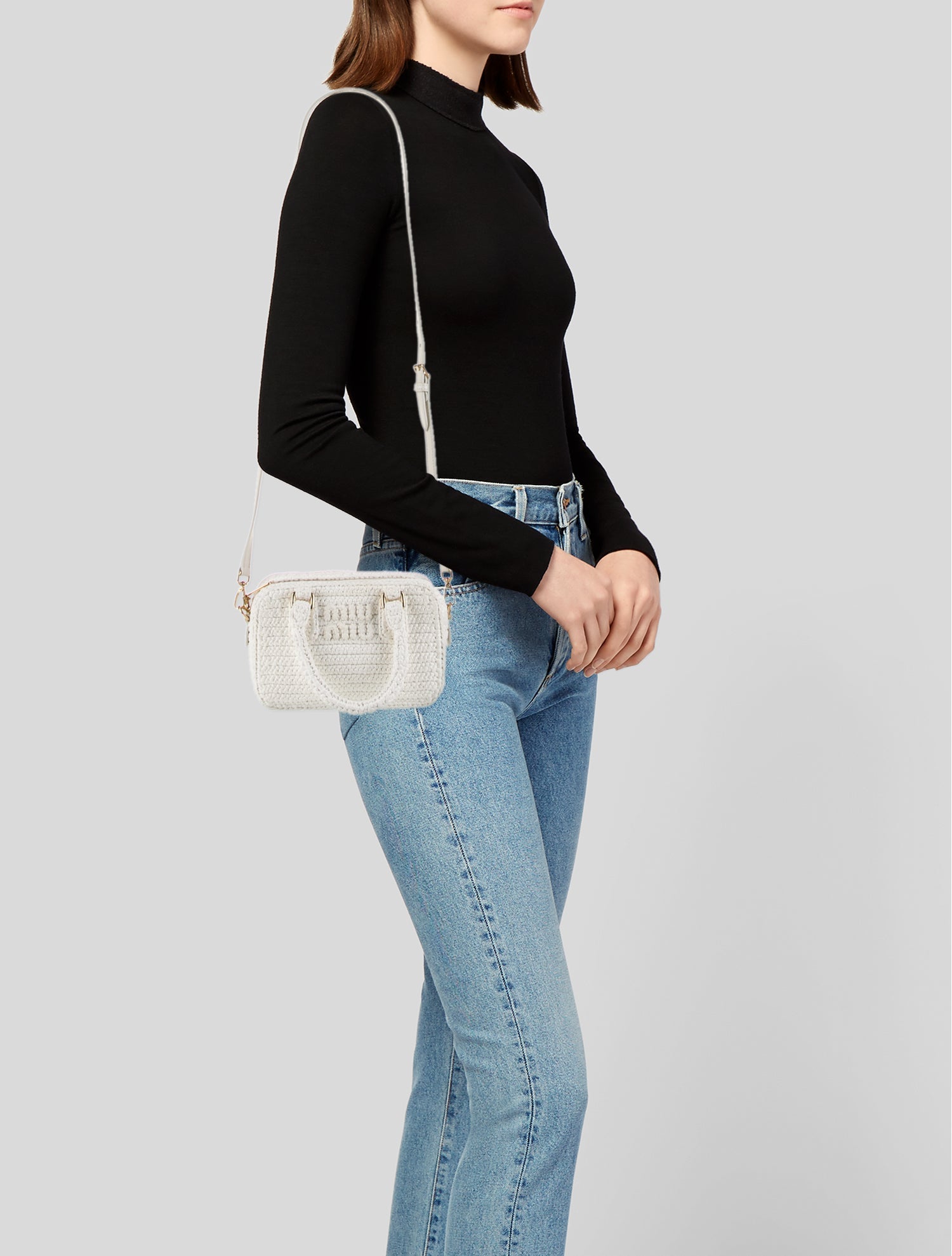 Tory Burch Lee Radziwill Calf Hair Handle Bag - Neutrals