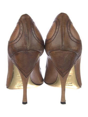 Miu Miu Leather Printed Pumps